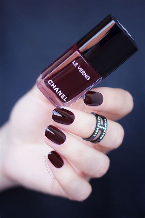 chanel chicness nail polish dupe|dark red nail polish like chanel.